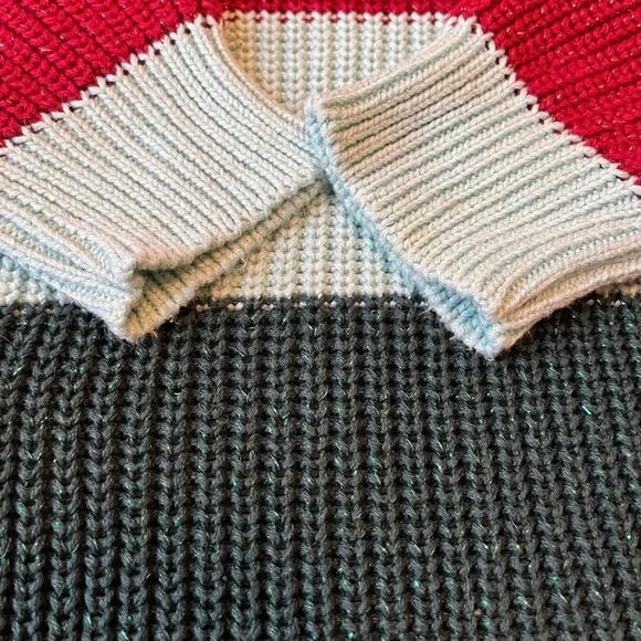 Farm Rio x Anthropologie Boldly Striped Sweater Pullover Dress - Picture 5 of 7